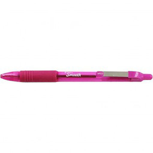 Picture of ZEBRA Z-GRIP SMOOTH BALL PEN PINK 1.0MM